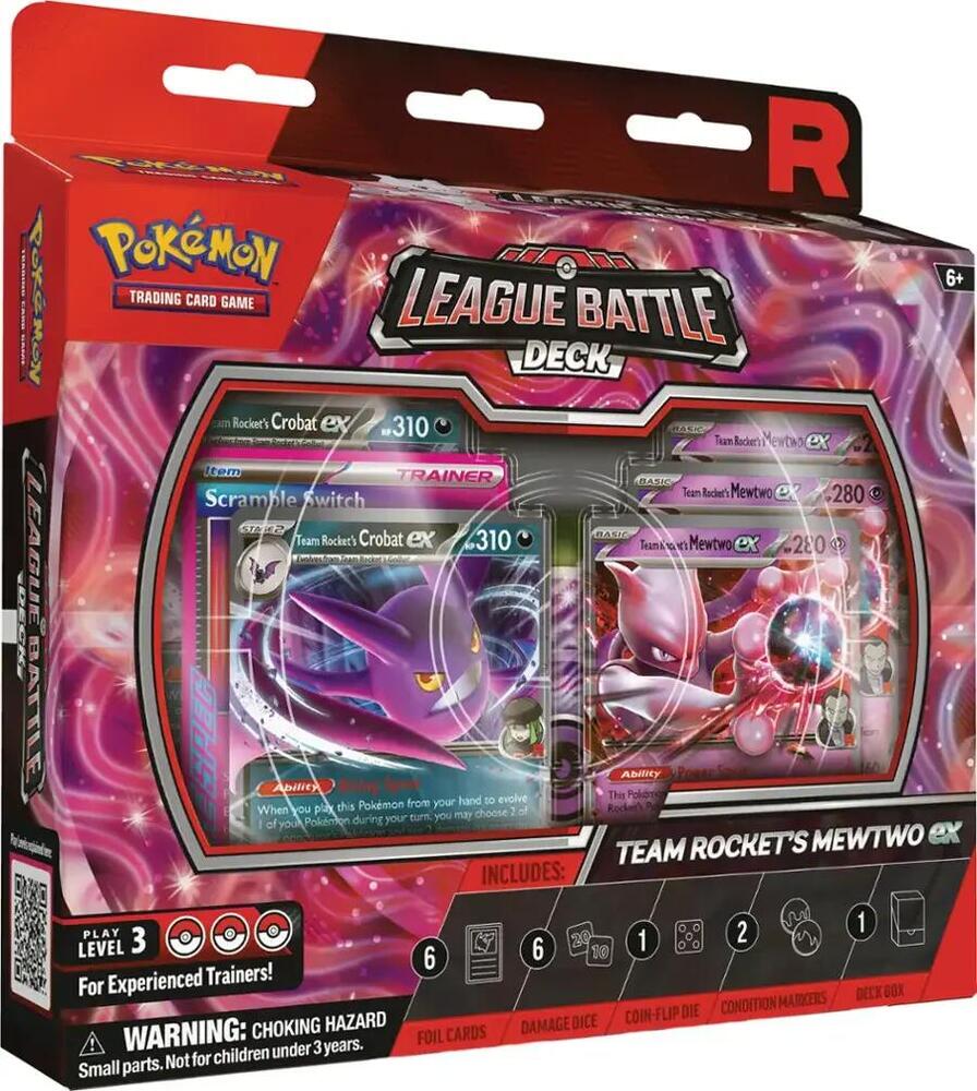 Pokémon Trading Card Game: League Battle Deck (Team Rocket's Mewtwo ex) - Retro Island Gaming