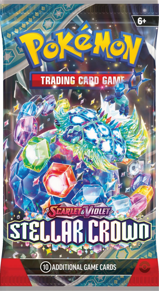 Pokémon Trading Card Game: Stellar Crown Booster Pack - Retro Island Gaming