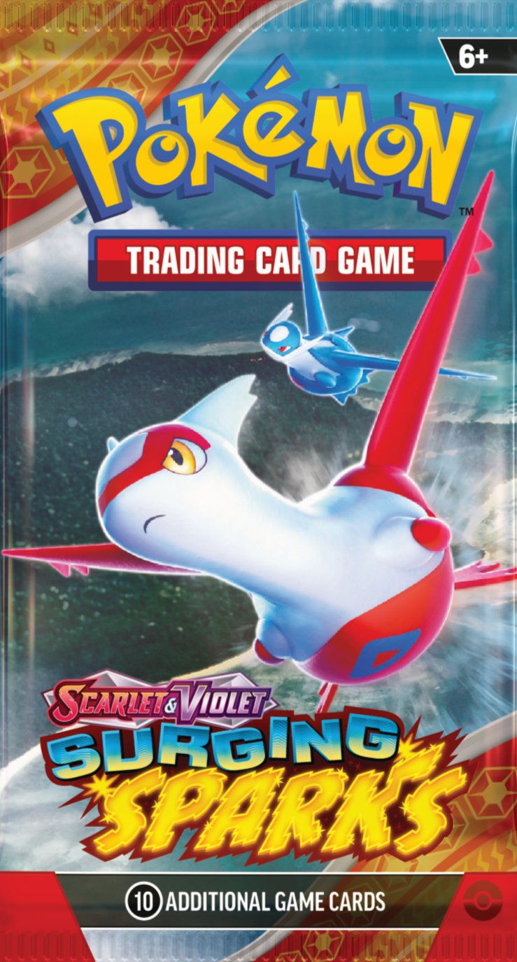 Pokémon Trading Card Game: Surging Sparks Booster Pack - Retro Island Gaming