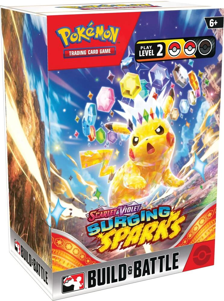 Pokémon Trading Card Game: Surging Sparks Build & Battle Box - Retro Island Gaming