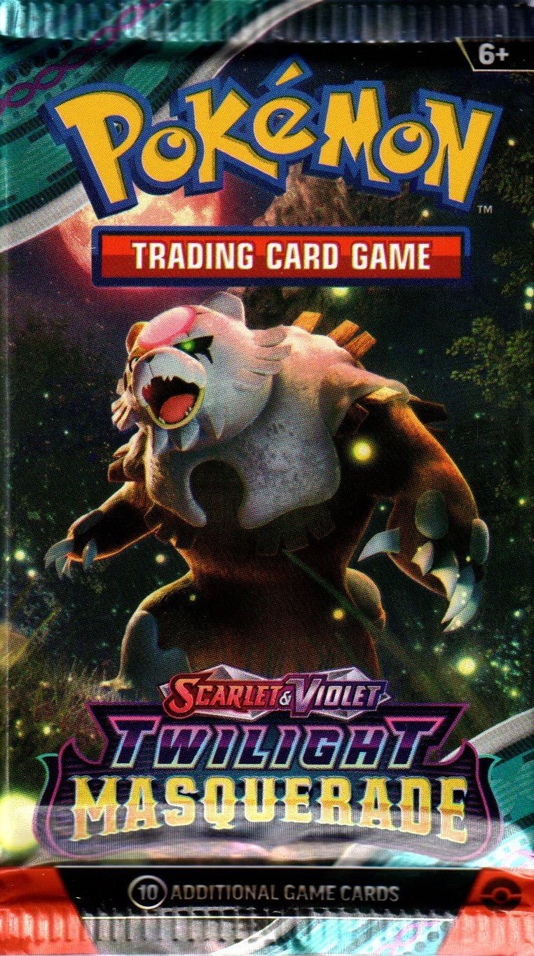 Pokémon Trading Card Game: Twilight Masquerade Booster Pack - Retro Island Gaming