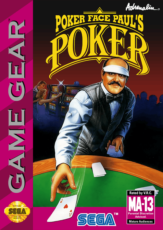 Poker Face Paul's Poker - Sega Game Gear - Retro Island Gaming