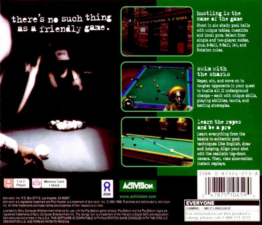 Pool Hustler - Playstation - Retro Island Gaming