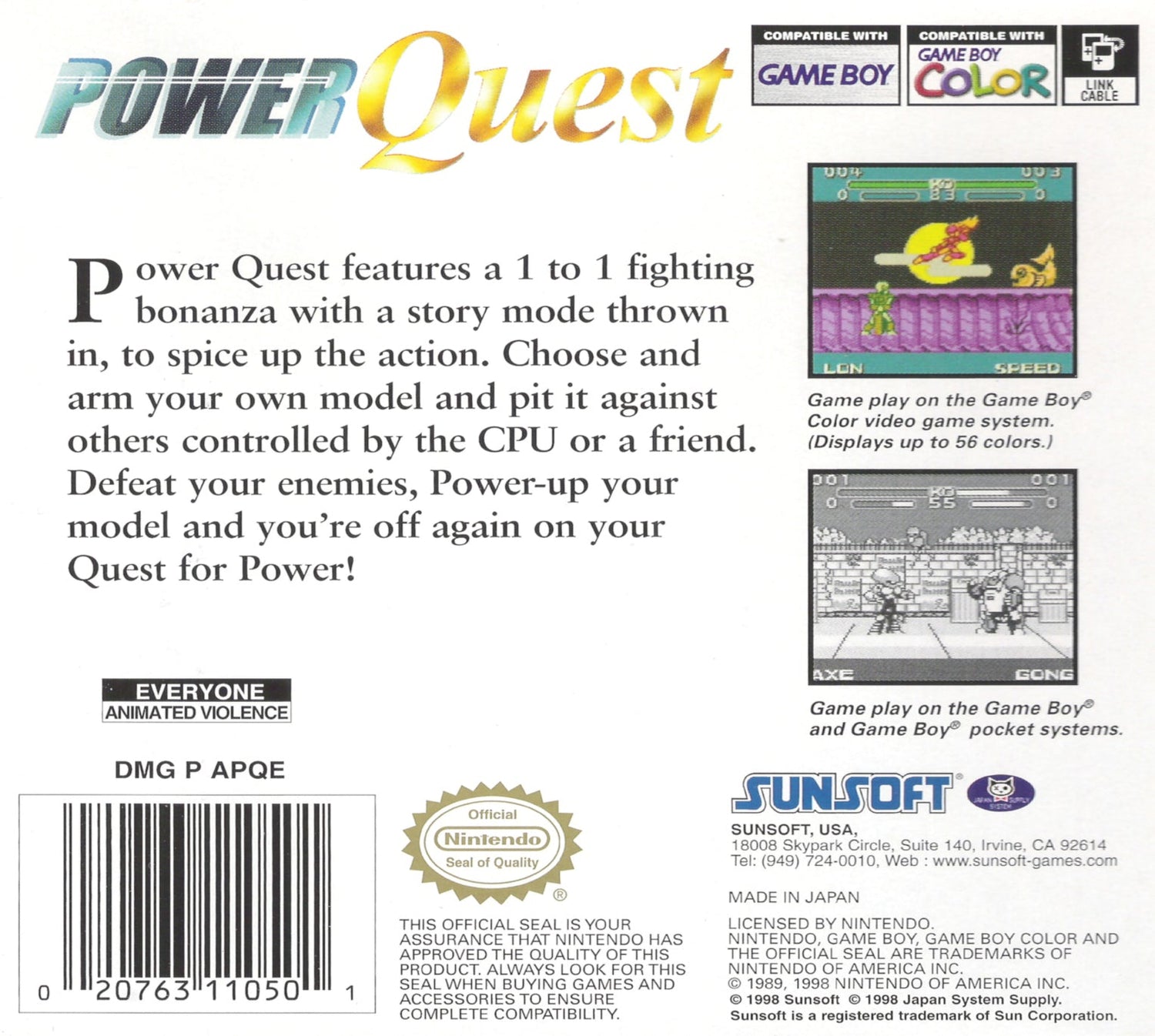 Power Quest - GameBoy Color - Retro Island Gaming