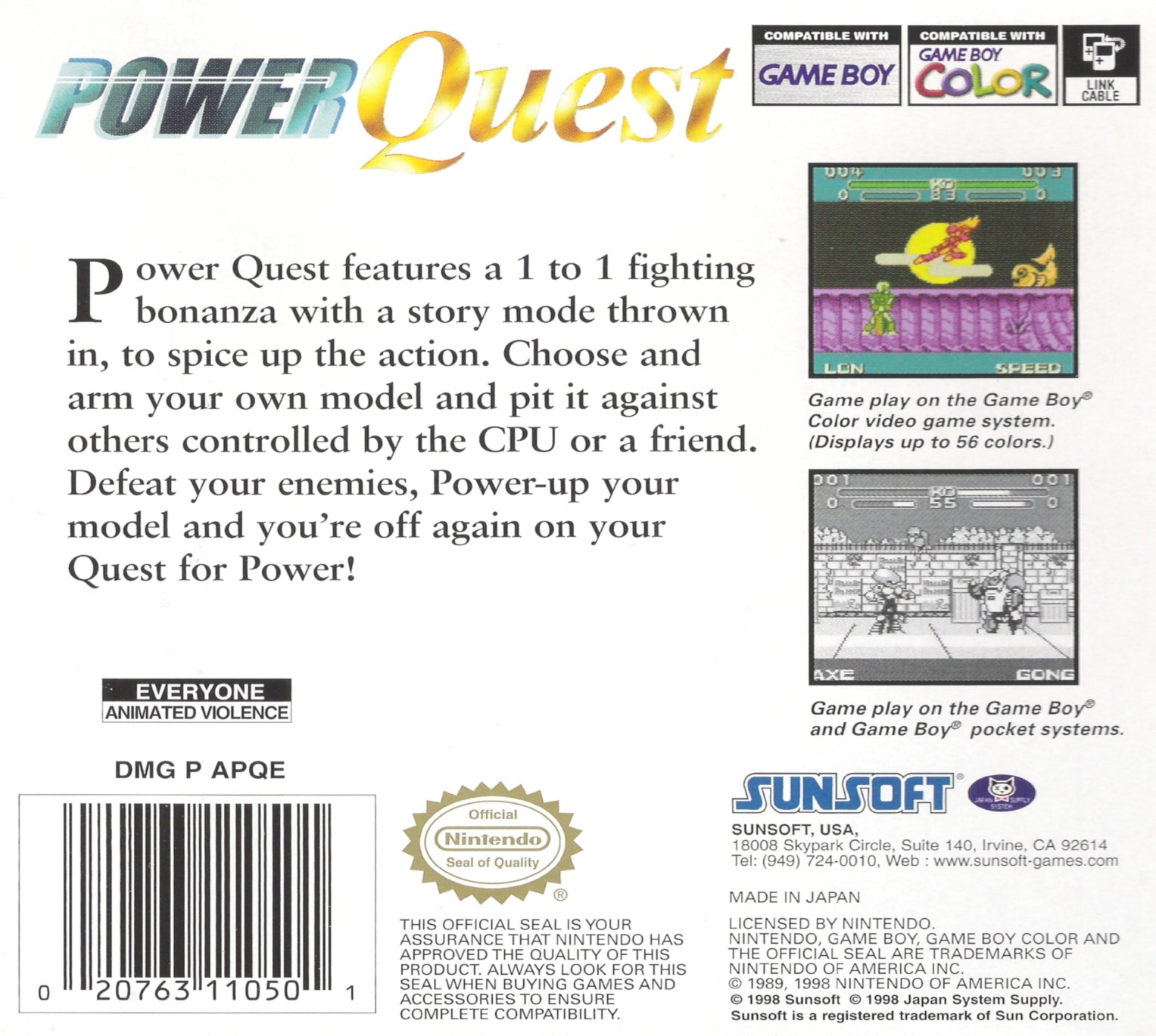 Power Quest - GameBoy Color - Retro Island Gaming