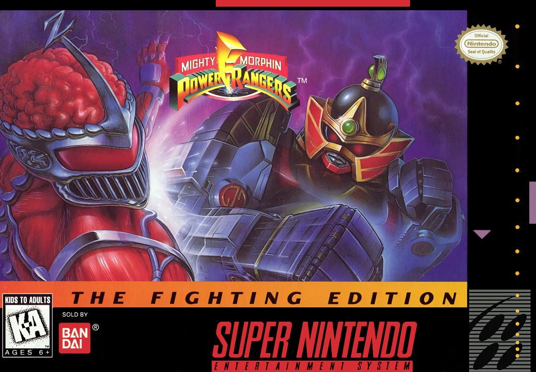 Power Rangers Nes Retro Power Rangers Fighting Edition - Super Nintendo – Retro Island Gaming