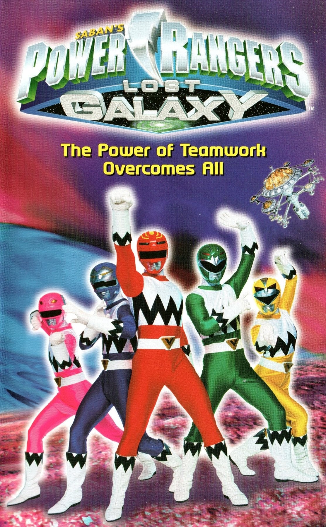 Power Rangers Lost Galaxy: The Power of Teamwork Overcomes All - VHS - Retro Island Gaming