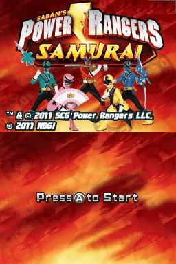 Power Rangers Samurai - Nintendo DS – Retro Island Gaming