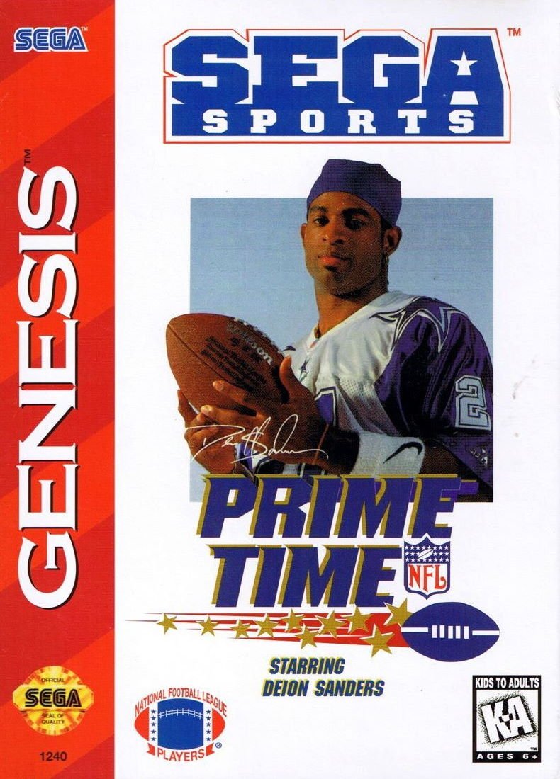 Prime Time NFL Football starring Deion Sanders - Sega Genesis - Retro Island Gaming