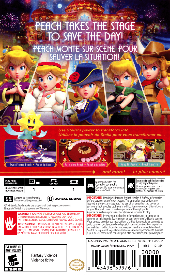 Princess Peach: Showtime - Nintendo Switch - Retro Island Gaming