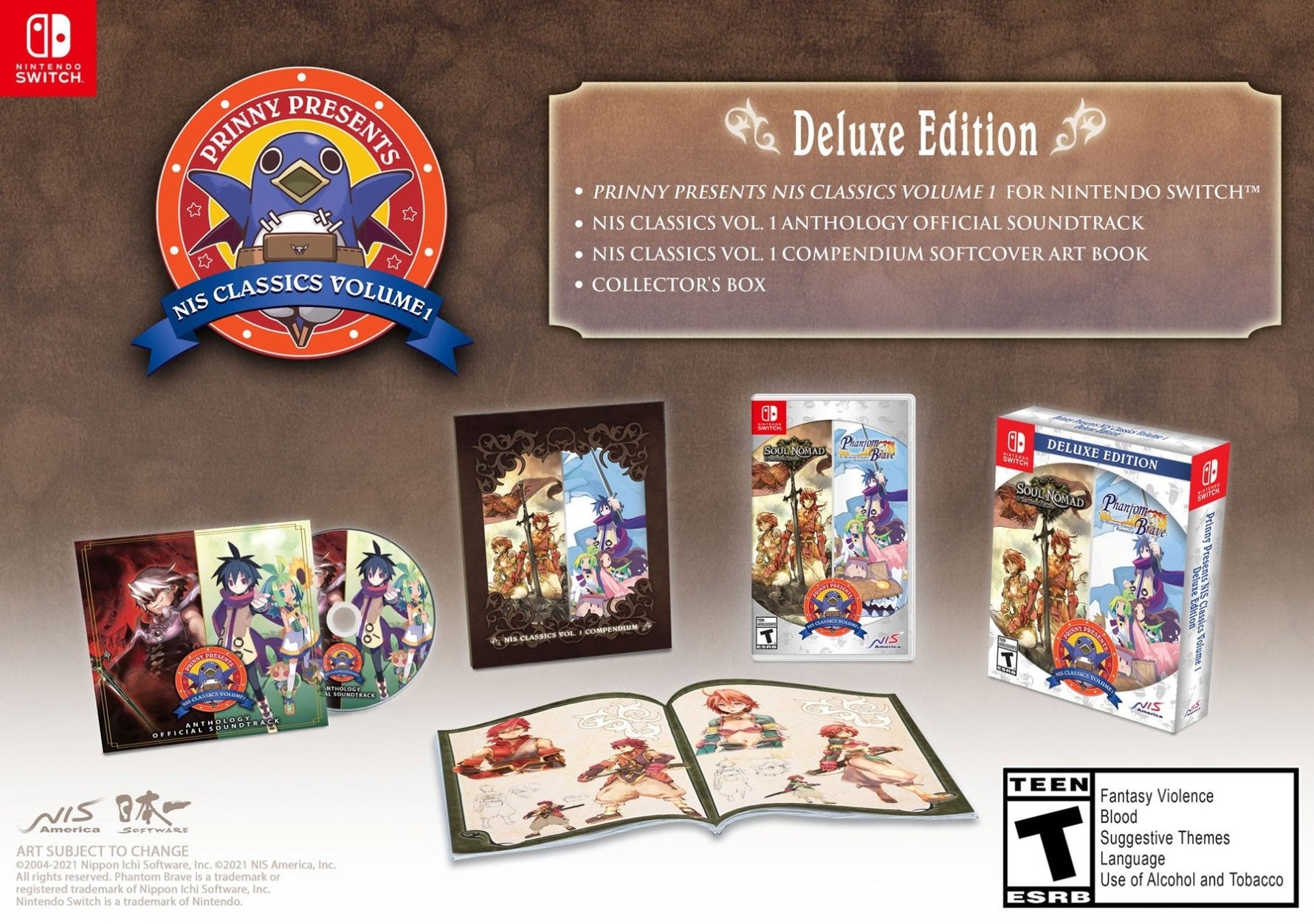 Prinny Presents NIS Classics Volume 1 [Deluxe Edition] - Nintendo Switch - Retro Island Gaming
