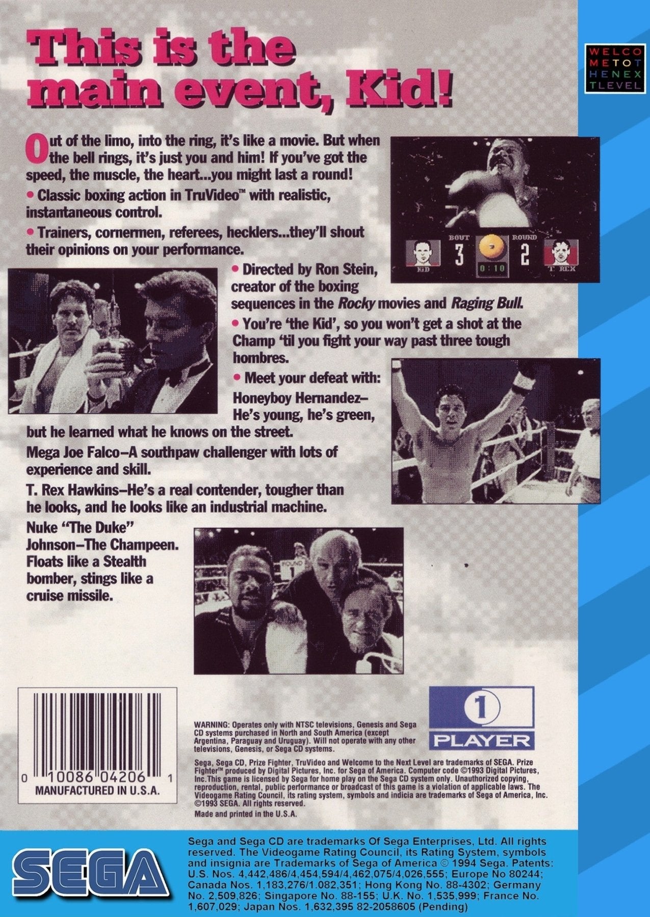 Prize Fighter - Sega CD - Retro Island Gaming