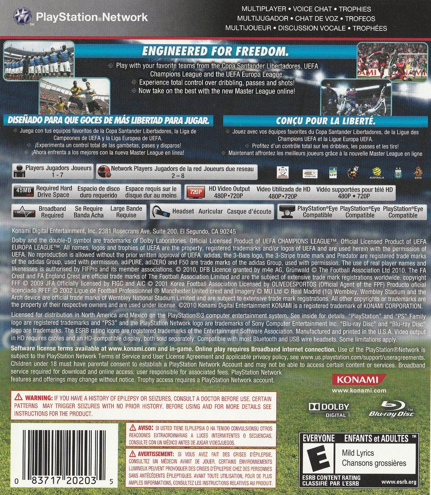 Pro Evolution Soccer 2011 - Playstation 3 - Retro Island Gaming
