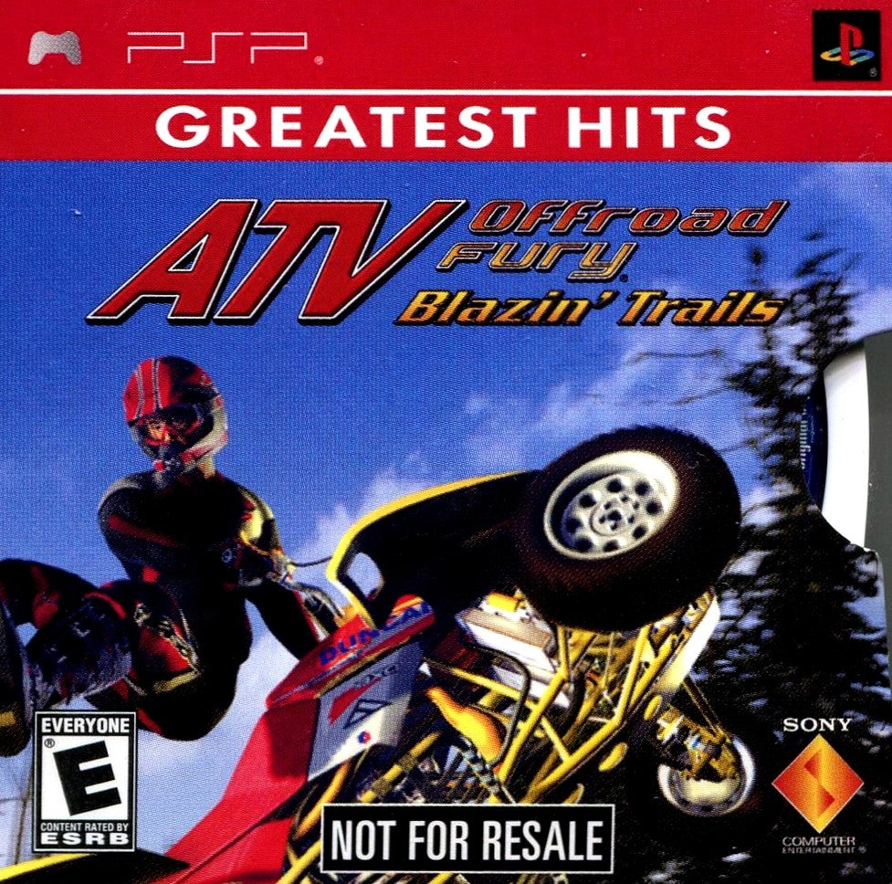 ATV Offroad Fury: Blazin' Trails [Not For Resale] - PSP