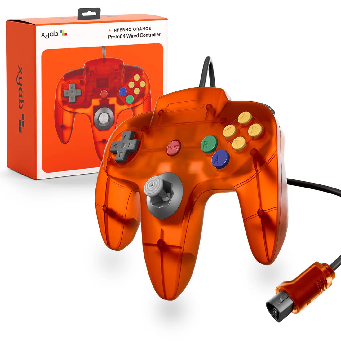 PROTO64 Wired Controller for Nintendo 64 - xyab - Retro Island Gaming