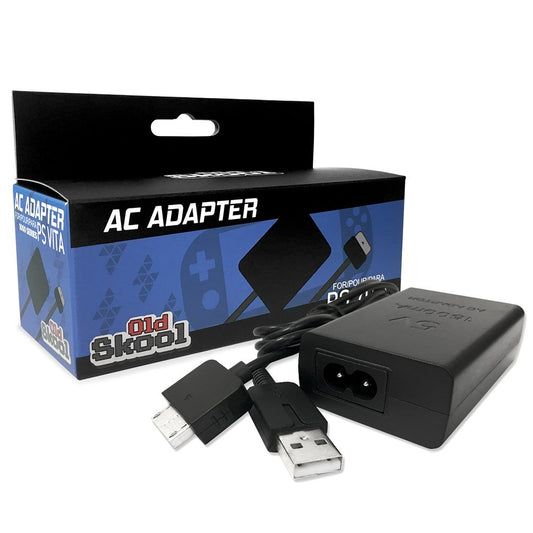 PS Vita AC Adapter with USB Data Cable - Old Skool - Retro Island Gaming