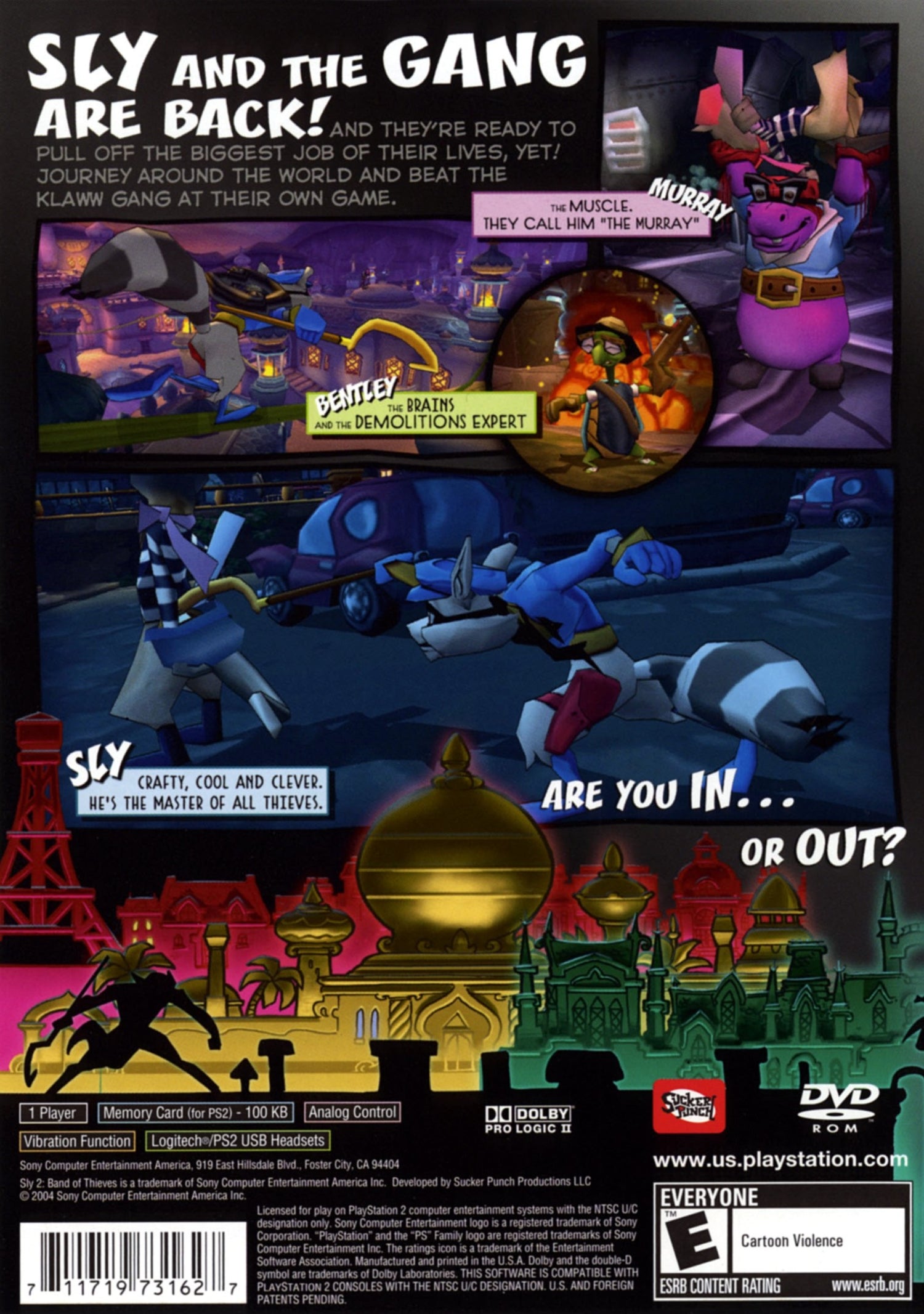 Sly 2 Band of Thieves - Playstation 2