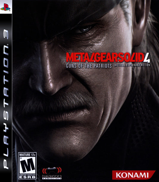 Metal Gear Solid 4 Guns of the Patriots - Playstation 3 - Retro Island Gaming