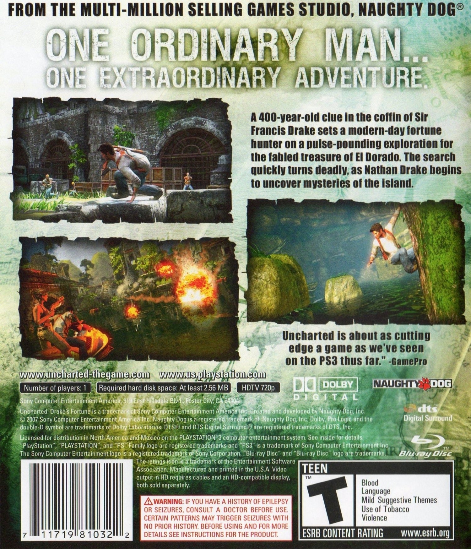 La fortuna de Drake inexplorada - Playstation 3