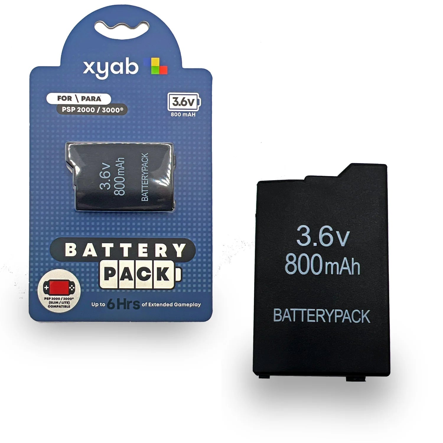 PSP 2000 & 3000 Model Rechargeable Battery Pack - xyab - Retro Island Gaming
