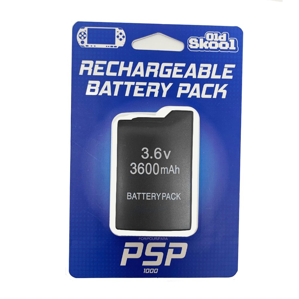 PSP Rechargeable Battery Pack - Old Skool - Retro Island Gaming