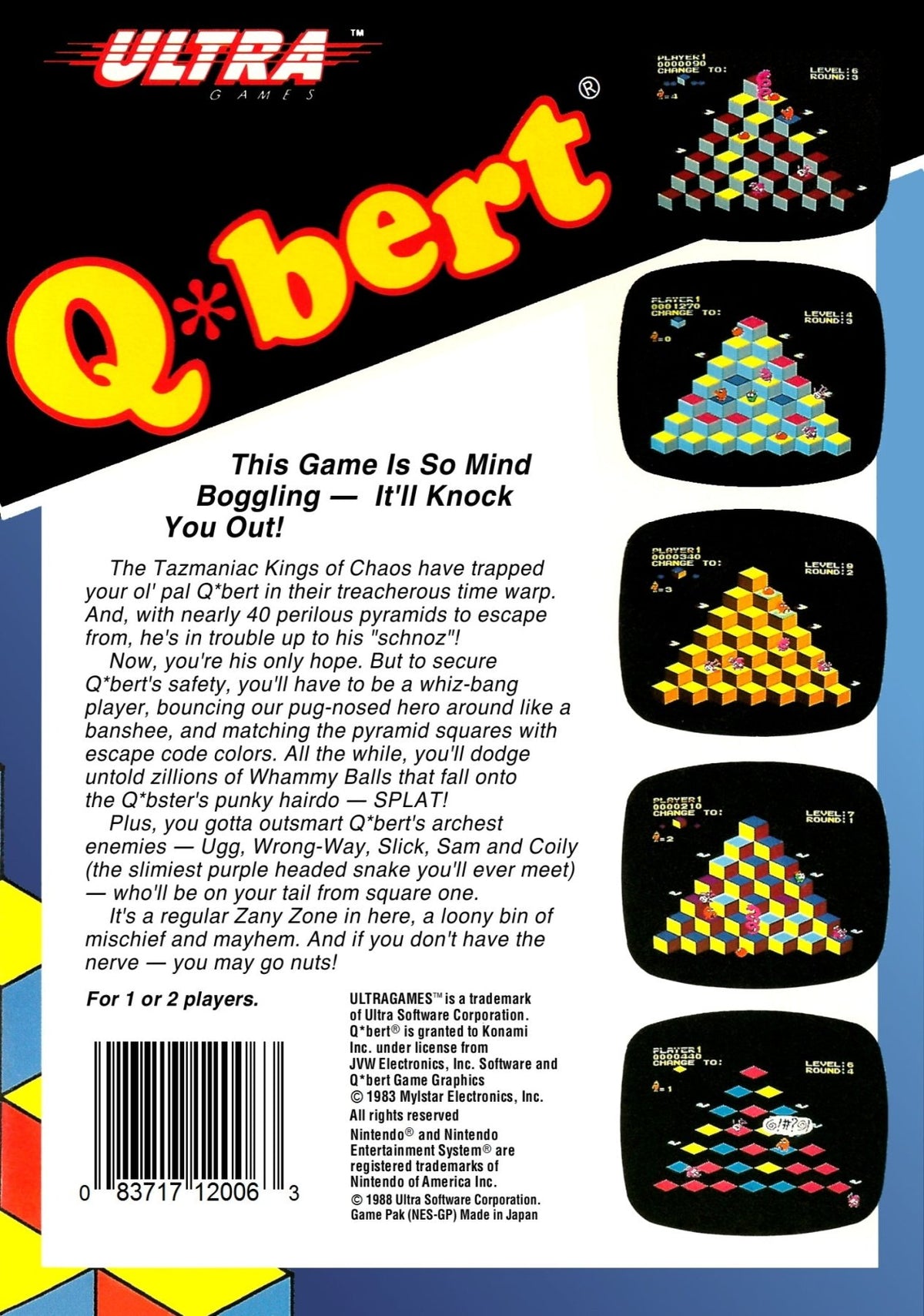 Q*bert - NES - Retro Island Gaming
