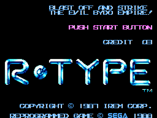 R - Type - Sega Master System - Retro Island Gaming