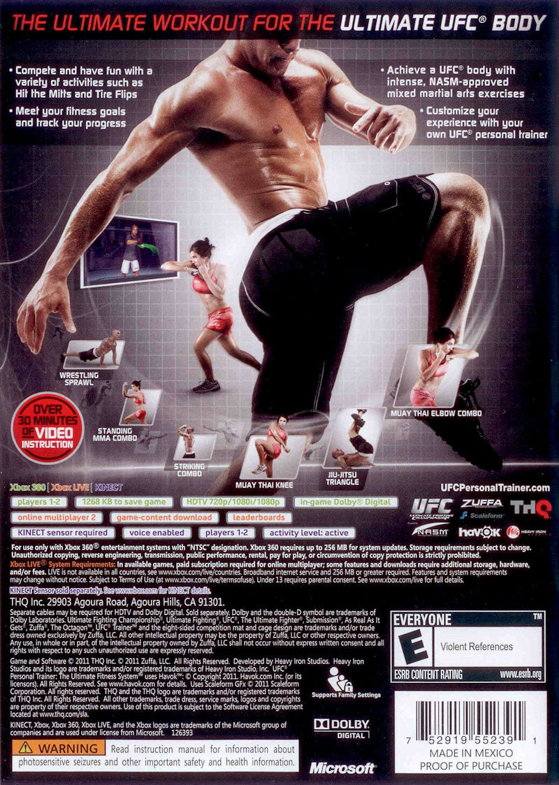 UFC Personal Trainer - Xbox 360