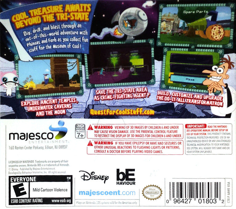 Phineas & Ferb: Quest for Cool Stuff - Nintendo 3DS