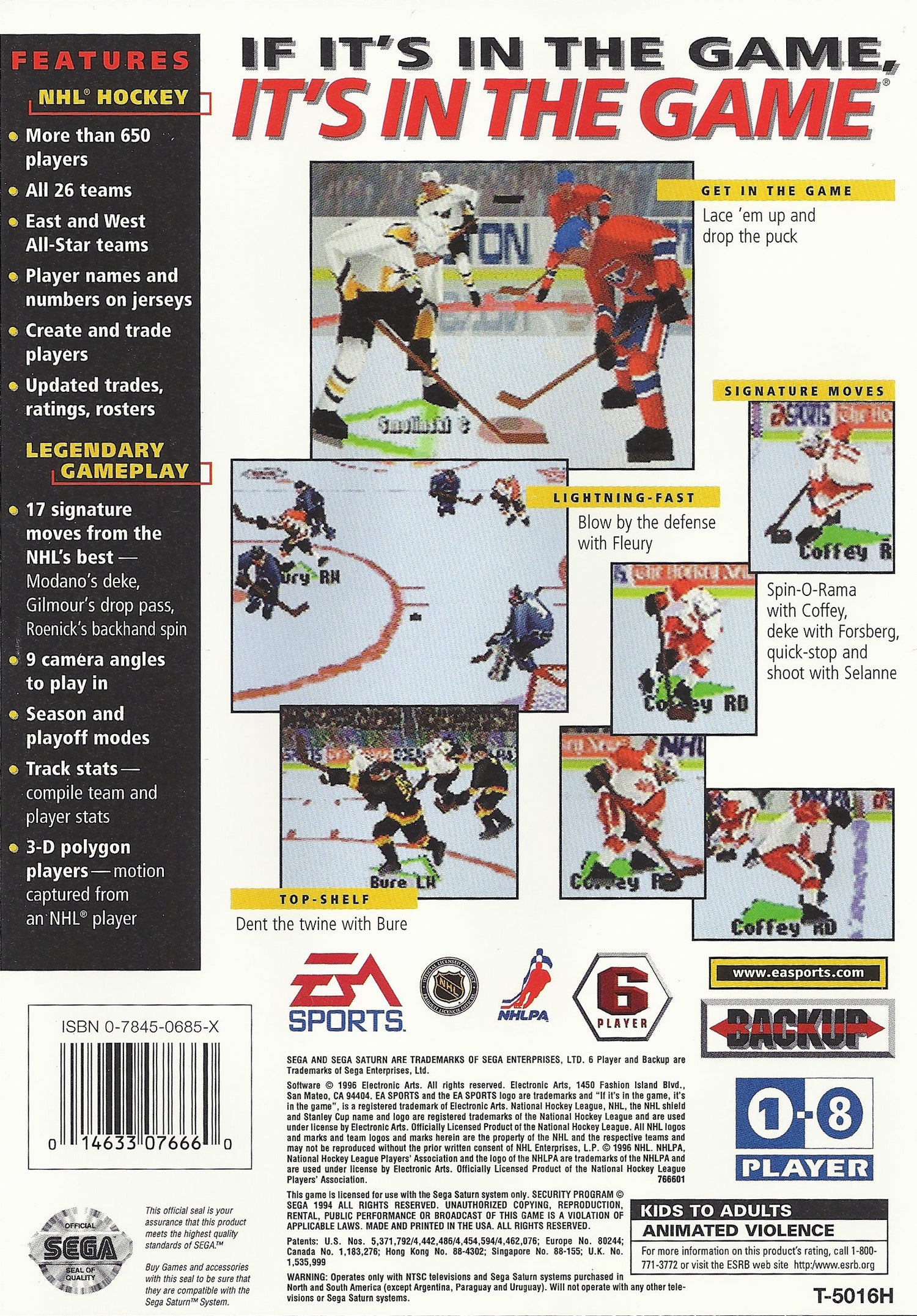 NHL 97 - Sega Saturn