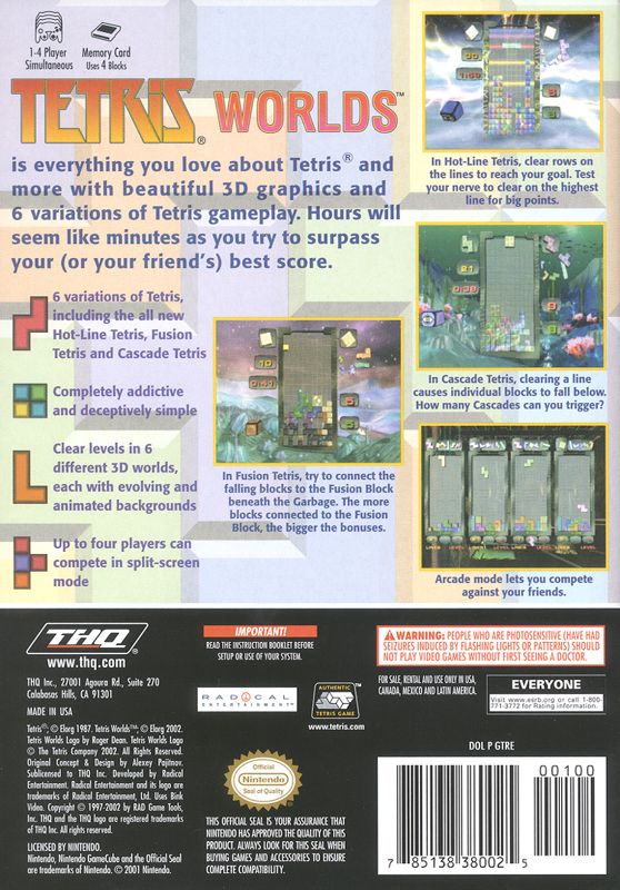 Mundos de Tetris - Gamecube