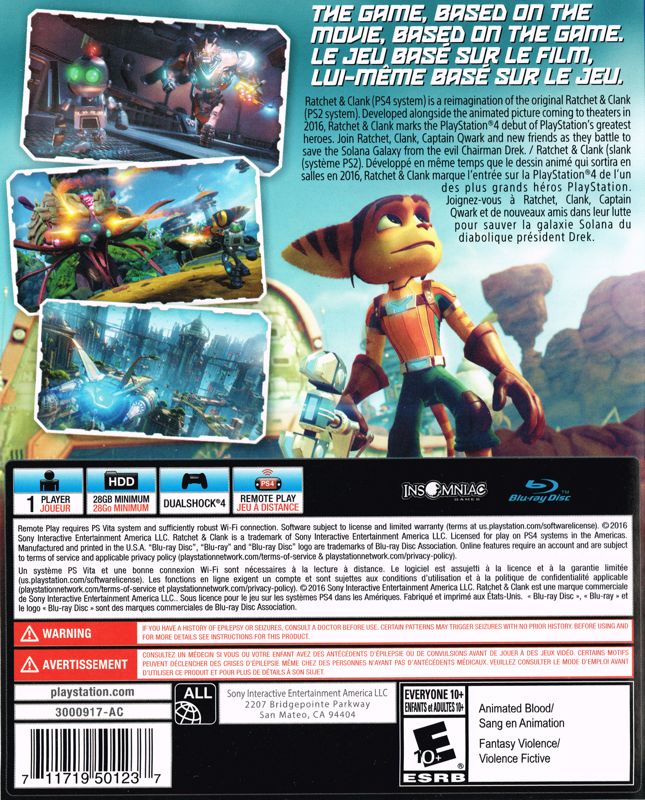Ratchet & Clank - Playstation 4