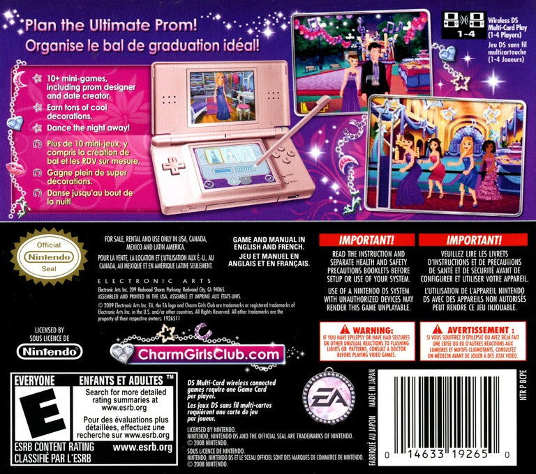 Charm Girls Club: My Perfect Prom - Nintendo DS