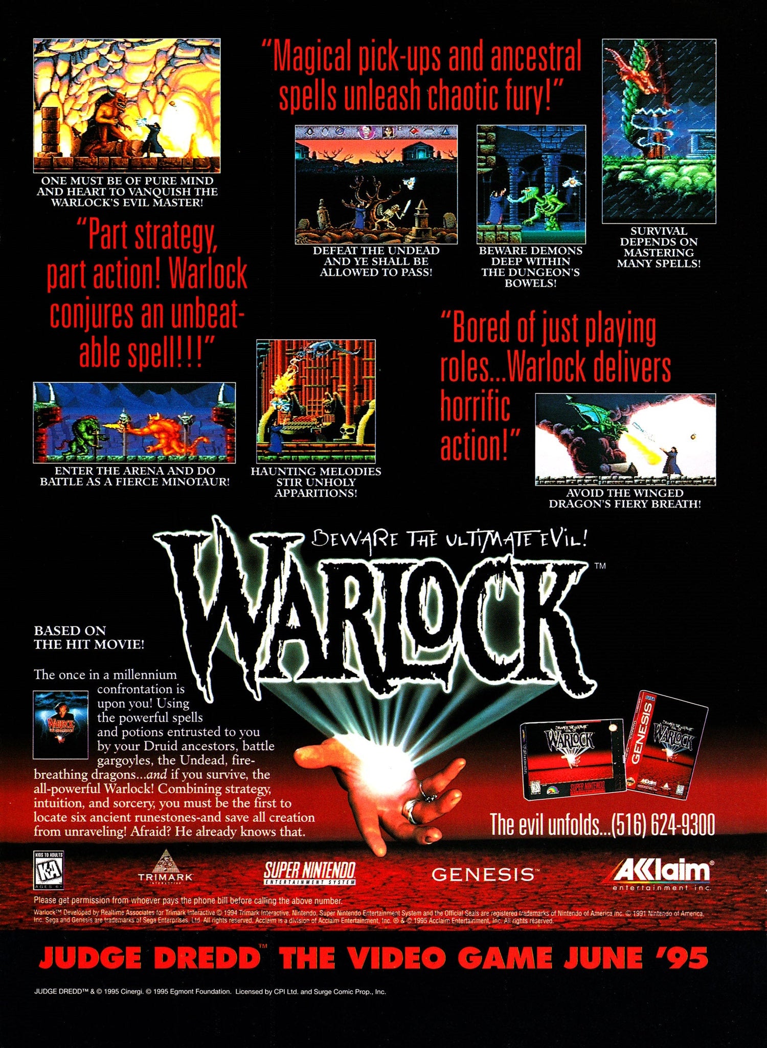 Warlock - Super Nintendo - Retro Island Gaming