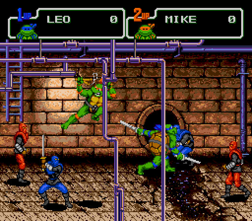 Teenage Mutant Ninja Turtles Hyperstone Heist - Sega Genesis