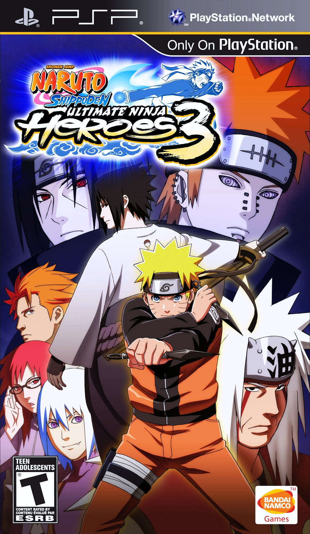 Naruto Shippuden: Ultimate Ninja Heroes 3 - PSP