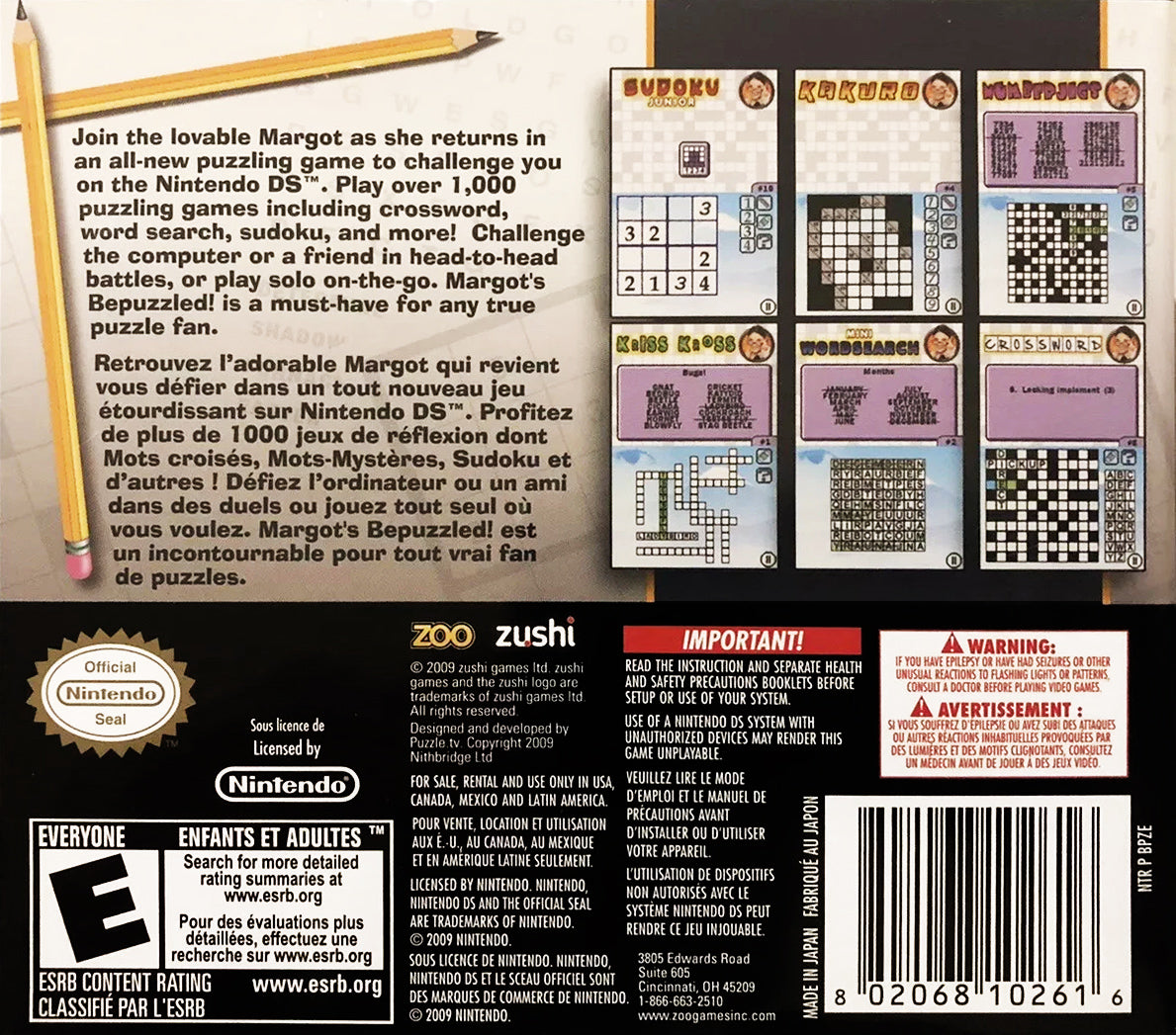 Margot's Bepuzzled - Nintendo DS