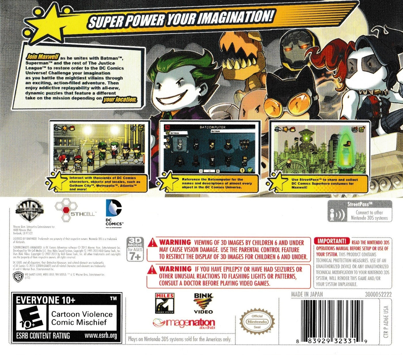 Scribblenauts Unmasked: A DC Comics Adventure - Nintendo 3DS