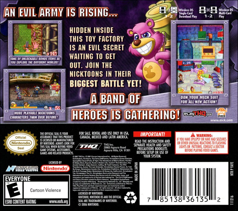 Nicktoons El ataque de los Toybots - Nintendo DS
