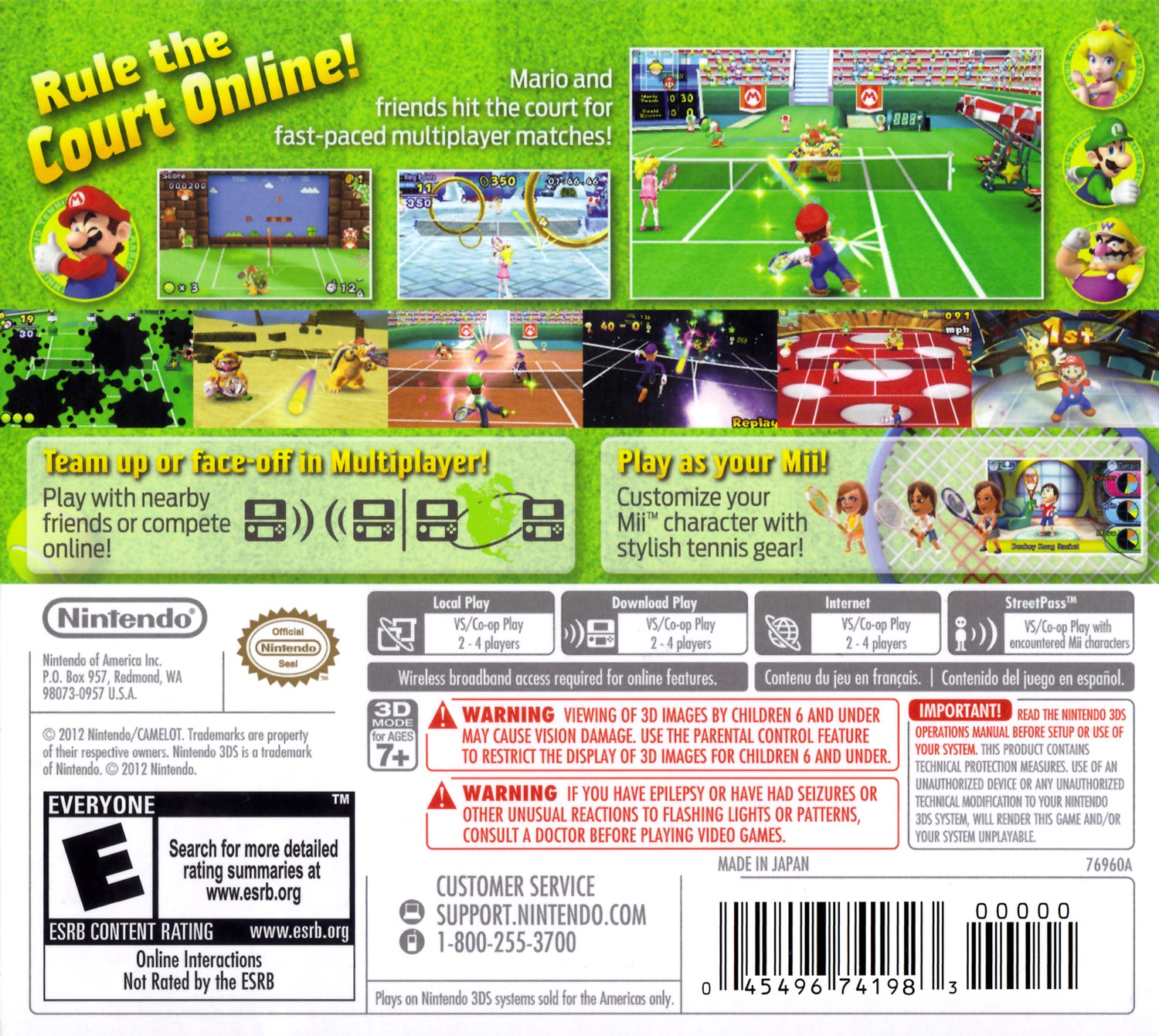 Mario Tennis Open - Nintendo 3DS