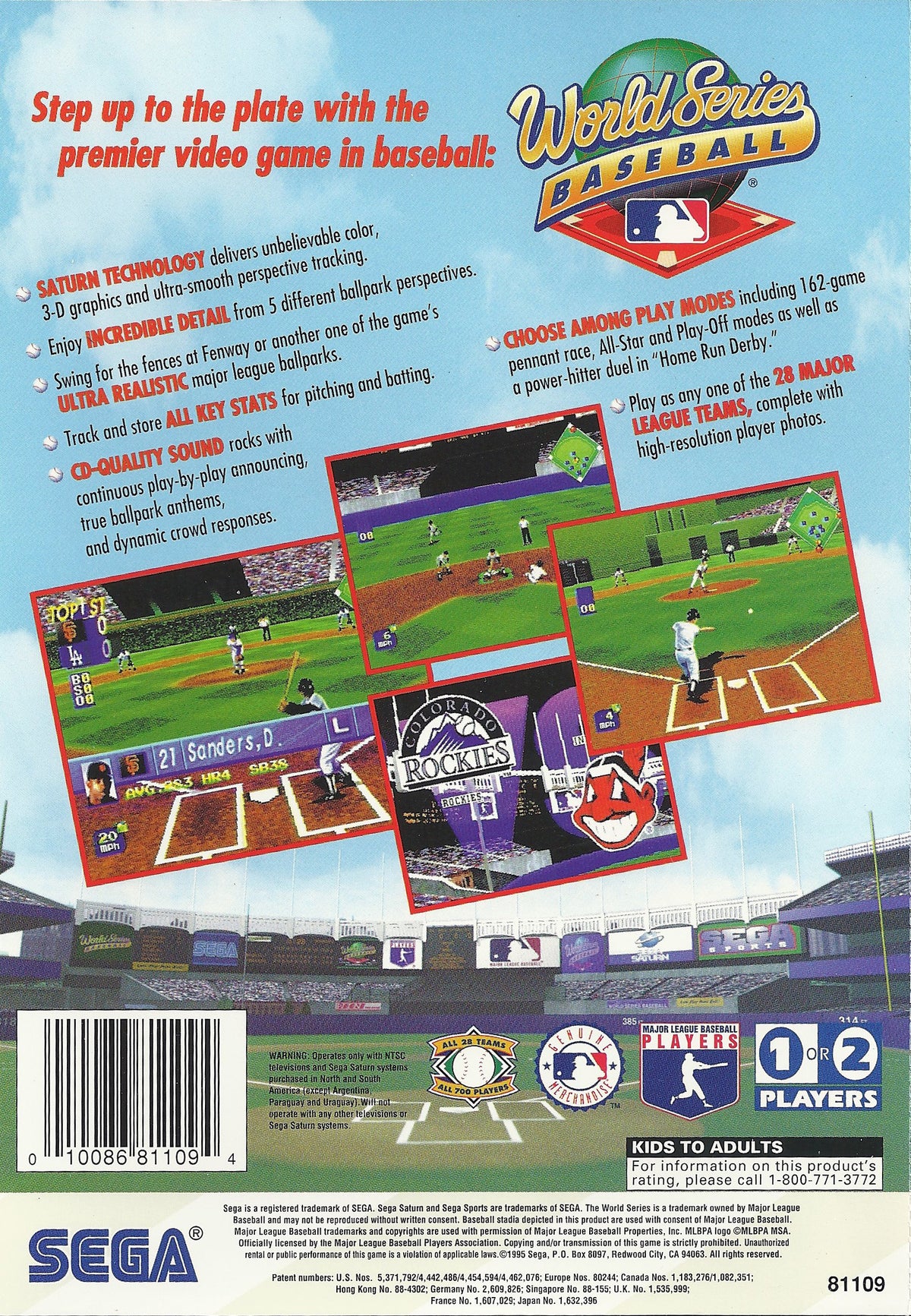 World Series Baseball - Sega Saturn