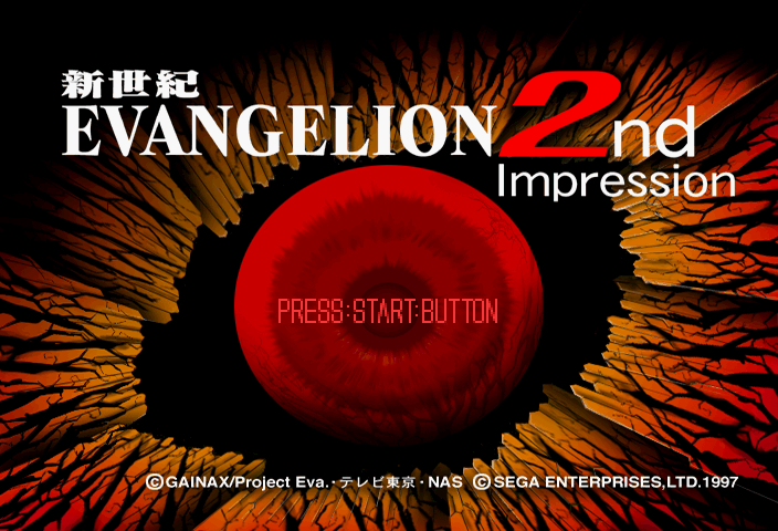 Neon Genesis Evangelion: 2nd Impression - JP Sega Saturn