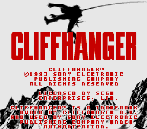 Cliffhanger - Sega CD