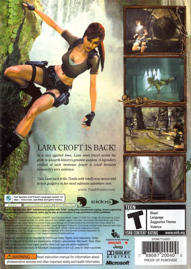 Tomb Raider Legend - Xbox 360