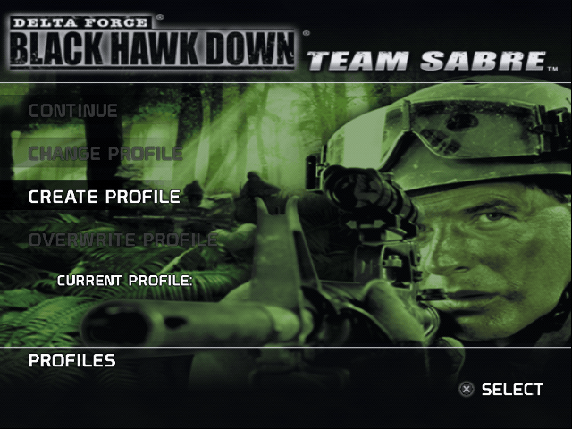 Delta Force Black Hawk Down Team Sabre - Playstation 2