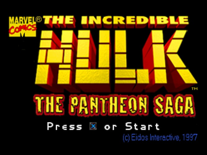 Incredible Hulk The Pantheon Saga - Playstation