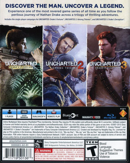 Uncharted The Nathan Drake Collection - Playstation 4 - Retro Island Gaming