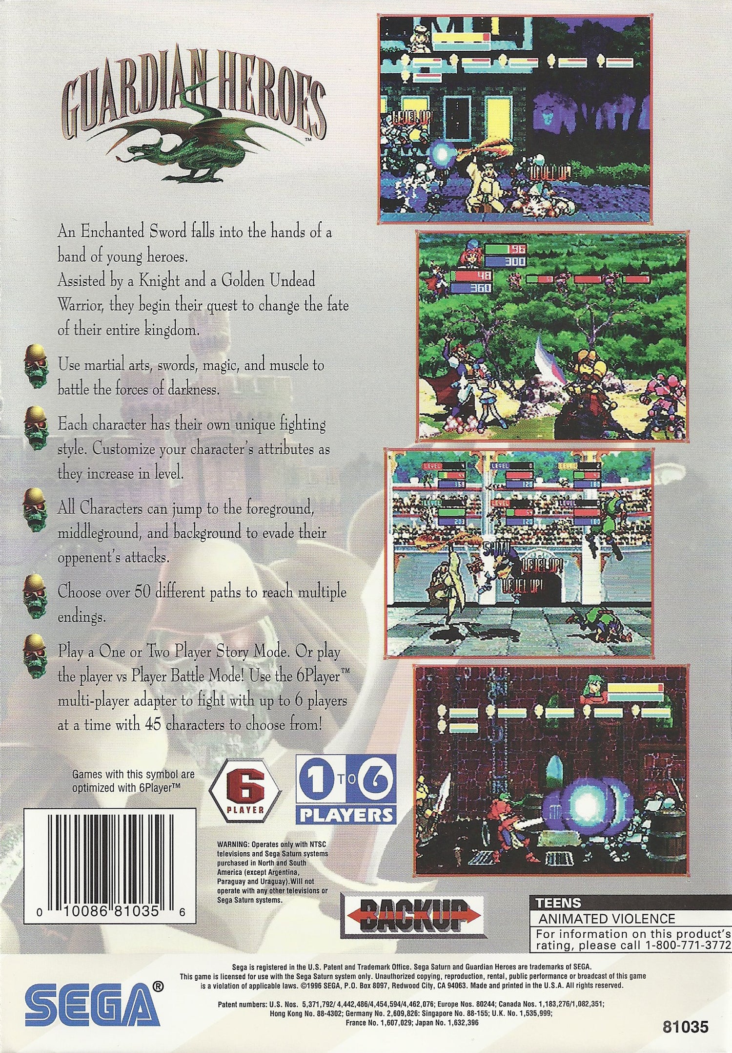 Guardian Heroes - Sega Saturn