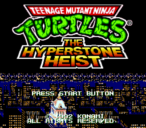 Teenage Mutant Ninja Turtles Hyperstone Heist - Sega Genesis