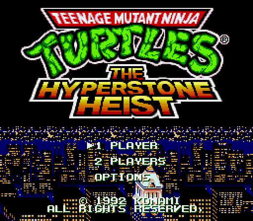 Teenage Mutant Ninja Turtles Hyperstone Heist - Sega Genesis